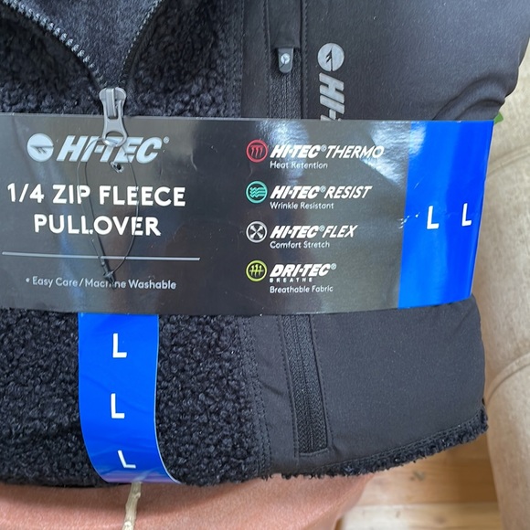 HI-TEC 1/4 Zip Fleece Pullover Mens Jacket - Picture 4 of 8